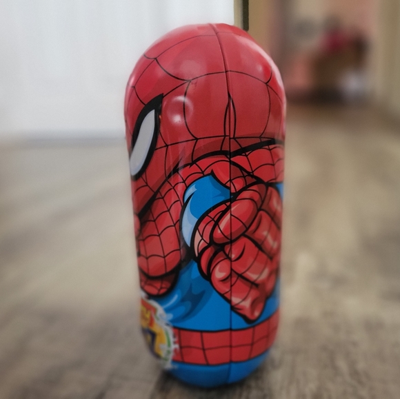 Spiderman Mighty Beanz Collectable Case With One Bean Collection - Picture 3 of 6